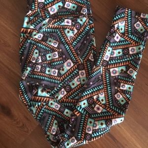 geometric lularoe leggings tc